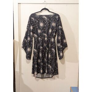Star and Moon Celestial Dress - Romwe sz. L 8/10